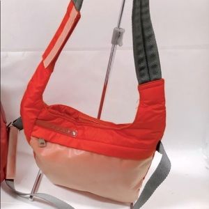 Prada Sporty Orange Cross Body Bag travel Handbag Pouch Authentic